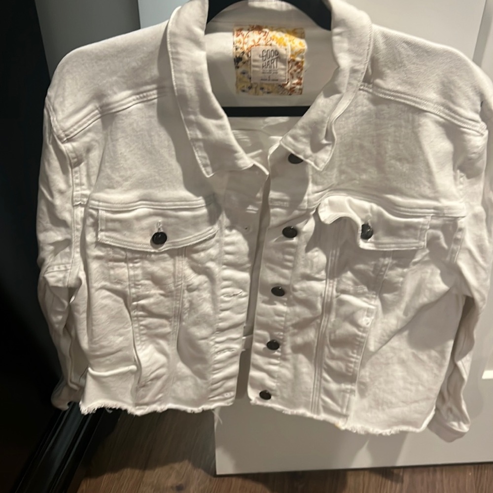 White Jean Jacket